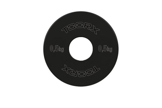 Toorx Fitness Micro Halterschijven - 50 mm - Zwart - Staal 0.25kg