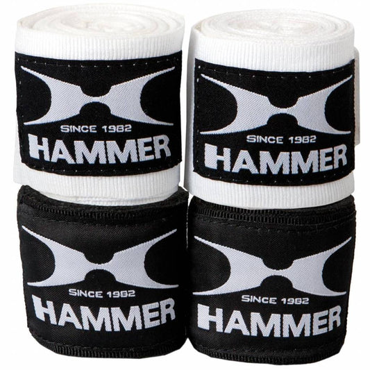Hammer Boxing Bandages - per Paar 2.5 meter - wit