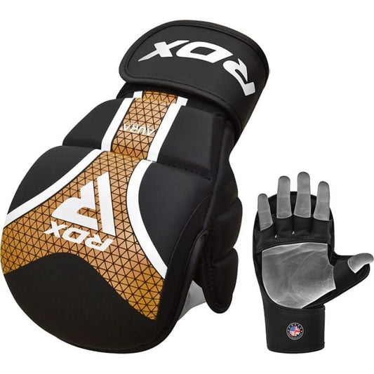 Aura+ T-17 Shooter MMA Handschoenen Zwart/Goud - XL